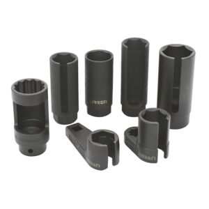 68807196 Juego de dados para sensores de oxigeno y aceite, 7 piezas Urrea