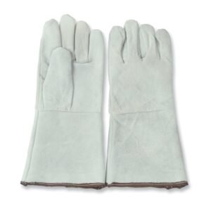 Guantes de carnaza con refuerzo en palma y puño largo unitalla Surtek