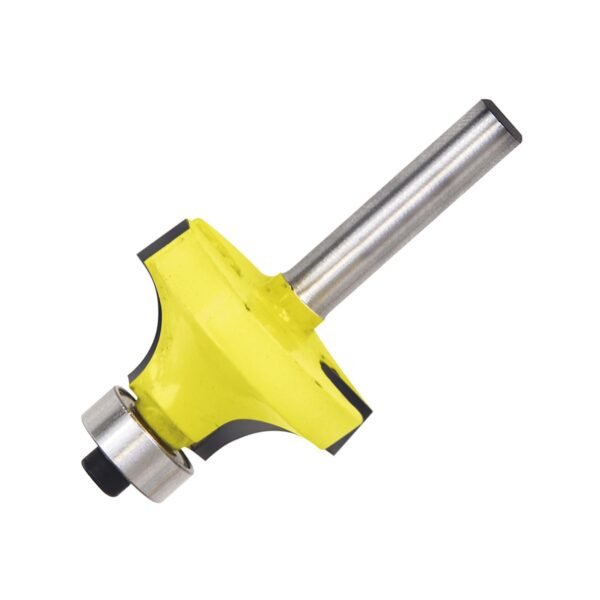 68807414 Broca para router de acero redondeadora con balero para moldura 1-1/2" zanco de 1/4" Surtek