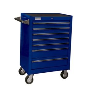 68812446 Gabinete movil 7 gavetas color azul serie X 27" Urrea