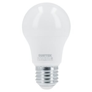 Lampara de LED tipo bulbo A19, 5 W luz de dia Surtek