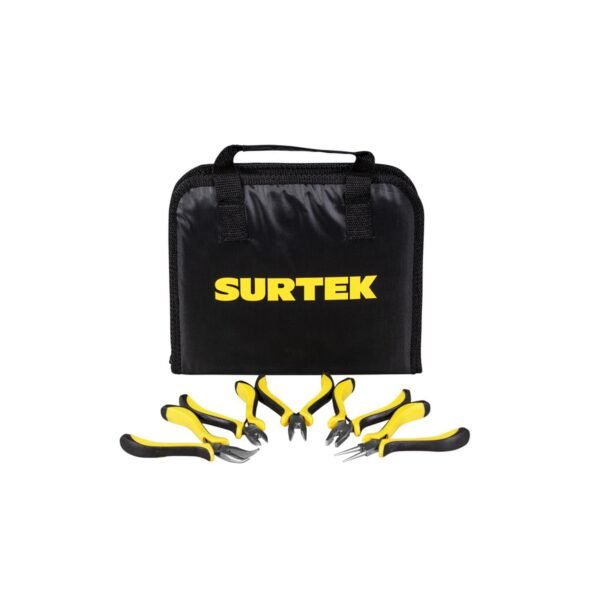 Juego combinado de herramientas para electricista 6 piezas, con estuche plastico Surtek