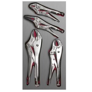 68807692 Juego de pinzas de presion 4 piezas, charola CH127L-C Urrea