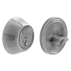 Cerrojo residencial funcion sencilla, acero inoxidable, llave estandar, en caja Prolok