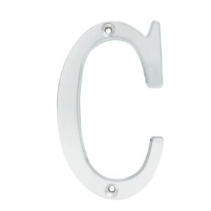Letra C slim 4" niquel satinado Lock