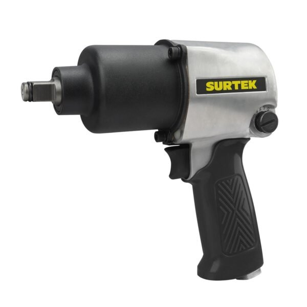 Pistola de impacto neumatica cuadro de 1/2" 500 Ft-lb sistema twin hammer Surtek