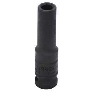 68800129 Dado de impacto largo cuadro de 1/2", 12 puntas, en pulgadas, 3/8" Urrea