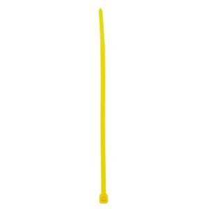 Cinchos plasticos 150 x 3.6 mm, tension 18 kg de 50 piezas, color amarillo Surtek