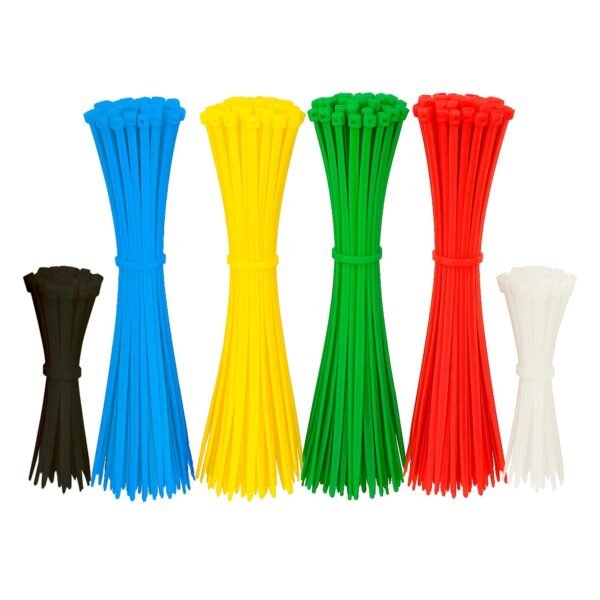 Cinchos de plasticos combinados en bolsa, tension 8 kg y 18 kg de 200 piezas, varios Surtek