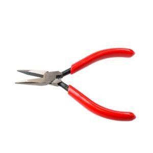 Pinza para electronica con mango rubber grip de 4-3/4" conica lisa Urrea