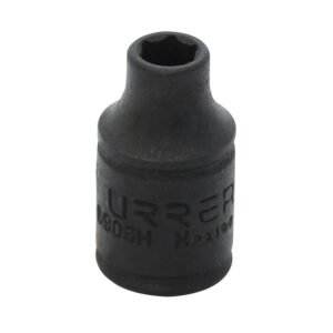 Dado de impacto cuadro de 1/4", 6 puntas, en pulgadas, 3/16" Urrea