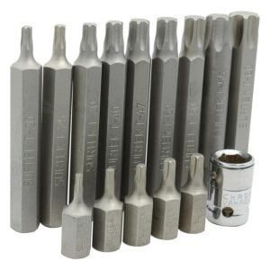 Juego de puntas Torx hexagono de 3/8", 15 piezas en blister Surtek