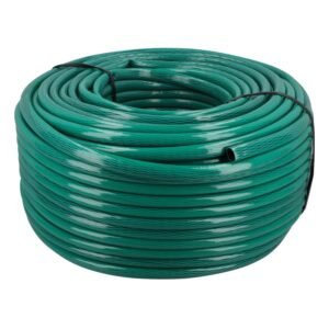 Manguera para jardin tramada con conector plastico 1/2", 100 m Foy