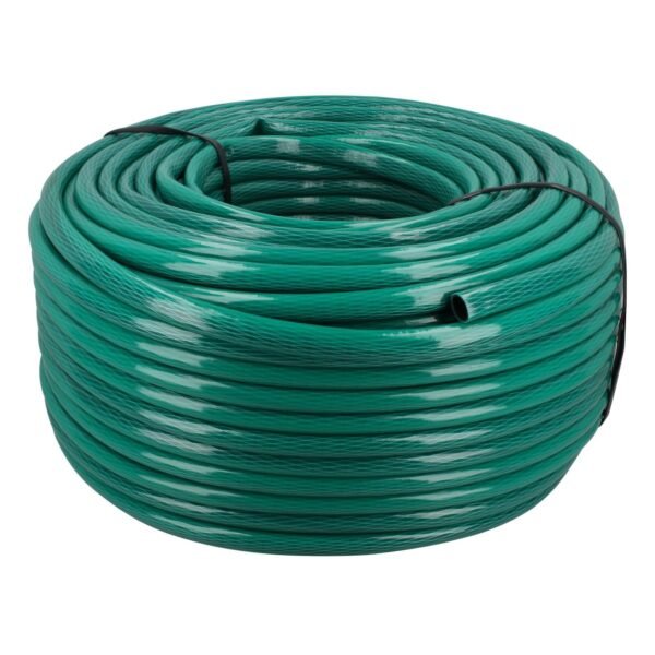 68809805 Manguera para jardin tramada con conector plastico 1/2", 100 m Foy