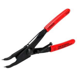 Pinza para anillos de retencion con mango rubber grip fijas tipo interno angulo de 45° Urrea