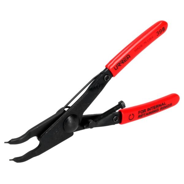 Pinza para anillos de retencion con mango rubber grip fijas tipo interno angulo de 45° Urrea