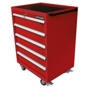 68808618 Gabinete movil 5 gavetas color rojo serie MP 28" Urrea