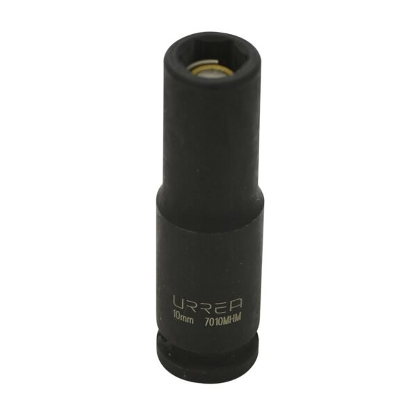 Dado de impacto largo con iman cuadro de 3/8", 6 puntas, metrico, 10 mm Urrea