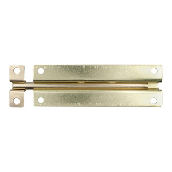 Pasador de sobreponer tipo barril acabado laton brillante, 6 cm Lock