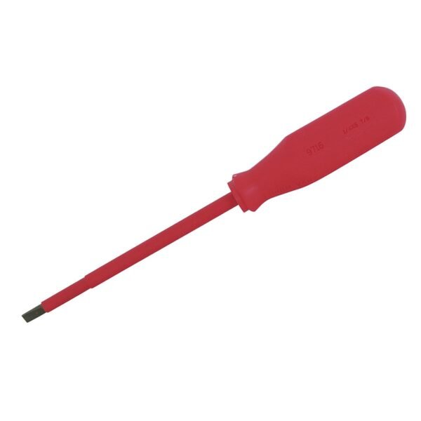 68808483 Destornillador rojo 1000 V, punta plana 1/4" x 5-7/8" Urrea