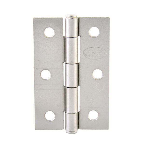 Bisagra alargada perno remachado de acero niquel satinado 2.5" x 1.81" Lock