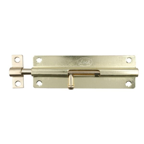 68813542 Pasador de sobreponer tipo barril acabado laton brillante, 4 cm Lock
