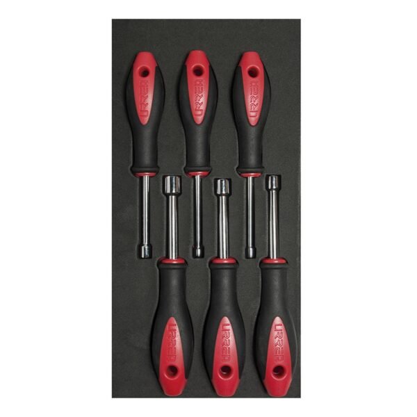68803089 Juego de destornilladores con mango bimaterial de caja 6 piezas, CH118-C Urrea