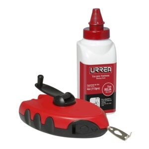 Tiralineas con cuerpo de plastico 30 m con tiza Urrea