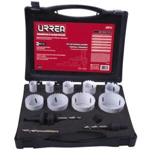 Juego de cortacirculos bimetalicos, 12 piezas Urrea