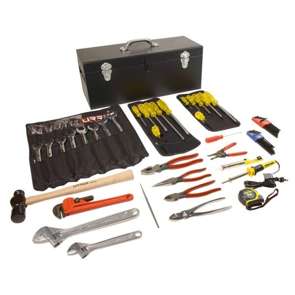 Juego basico industrial para instrumentista calibrador en pulgadas, 64 piezas caja D7C20 Urrea