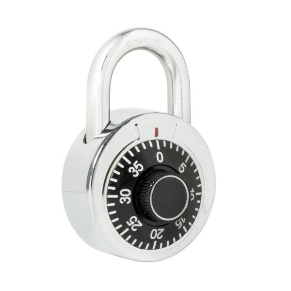 Candado de combinacion de disco, negro, 50 mm Lock