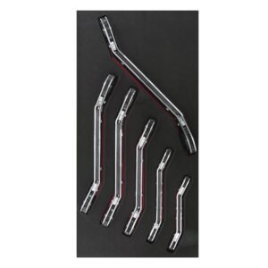 68805903 Juego de llaves de matraca acodadas en pulgadas 6 piezas, CH112-C Urrea