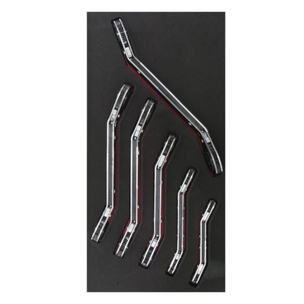 Juego de llaves de matraca acodadas en pulgadas 6 piezas, CH112-C Urrea