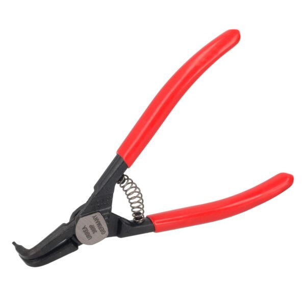 Pinza para anillos de retencion con mango rubber grip forjadas tipo externo angulo de 90° Urrea
