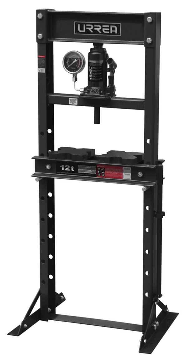 Prensa hidraulica con gato de botella, 12 ton Urrea