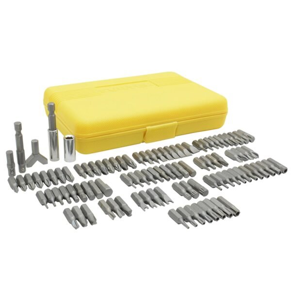 68813777 Juego combinado de puntas hexagono de 1/4", 100 piezas en caja plastica Surtek