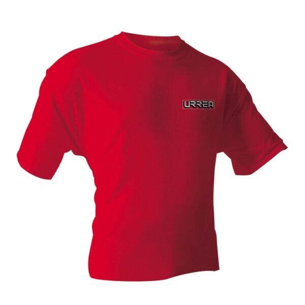 Playera cuello redondo color rojo talla L Urrea