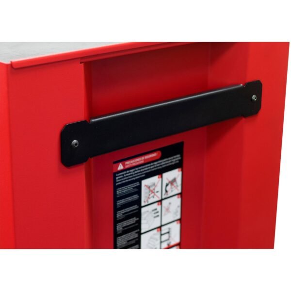 68811420 Gabinete movil con 5 gavetas color rojo y negro 27" serie IN Urrea