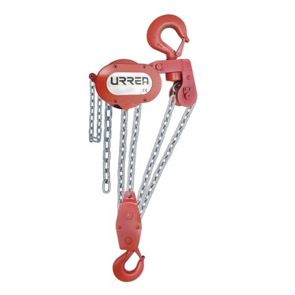 Polipasto manual con freno de accion inmediata 3 ramales 8 ton, cadena 3 m Urrea