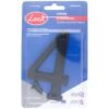Numero 4 slim 4" negro Lock