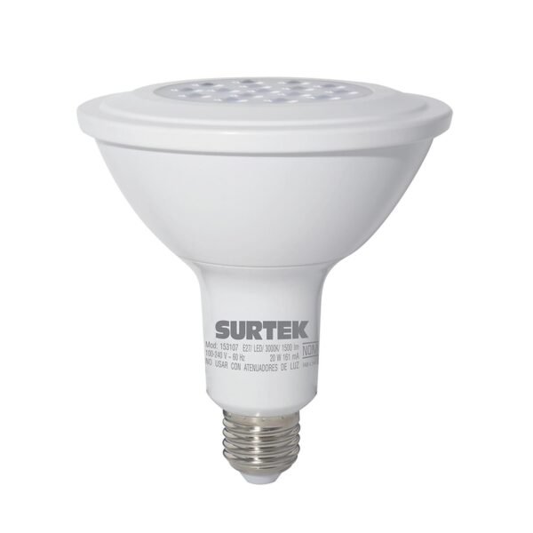 68800848 Lampara de LED tipo PAR38, 20 W luz calida Surtek