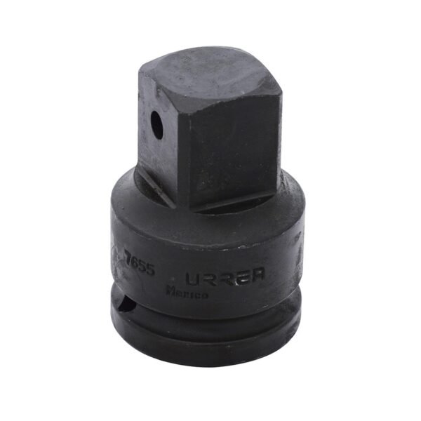 Adaptador con barreno pasado para dado de impacto cuadro de 3/4" hembra a 1" macho Urrea