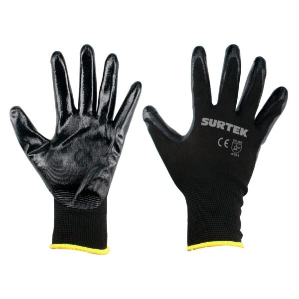 Guantes de nailon con recubrimiento de nitrilo G Surtek