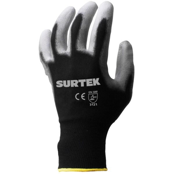 Guantes de nailon con recubrimiento de poliuretano CH Surtek