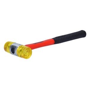 Martillo con tapas plasticas con mango de fibra de vidrio de 11-1/4", 14 oz Urrea