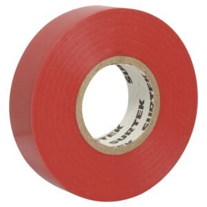 Cinta roja para aislar 19 mm x 9 m Surtek