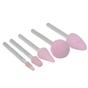 Juego de puntas montadas oxido de aluminio rosas tipo B, 5 piezas Urrea