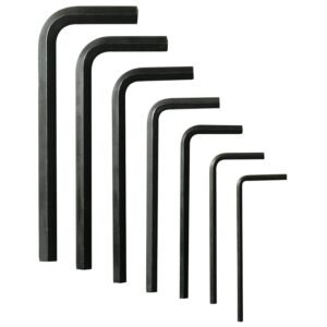 Juego de llaves hexagonales tipo "L", en pulgadas, 7 piezas en blister Urrea