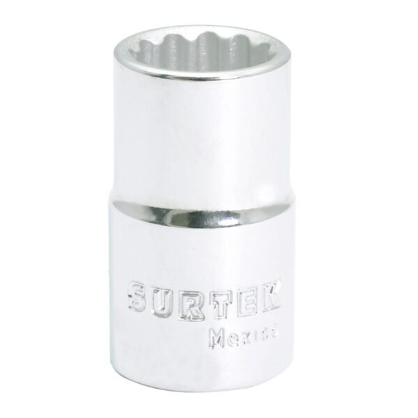 Dado en pulgadas cuadro de 1/2", 12 puntas, 9/16" Surtek