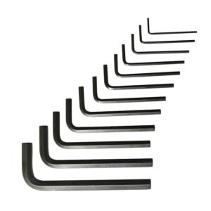 Juego de llaves hexagonales tipo "L", en pulgadas, 12 piezas en blister Urrea